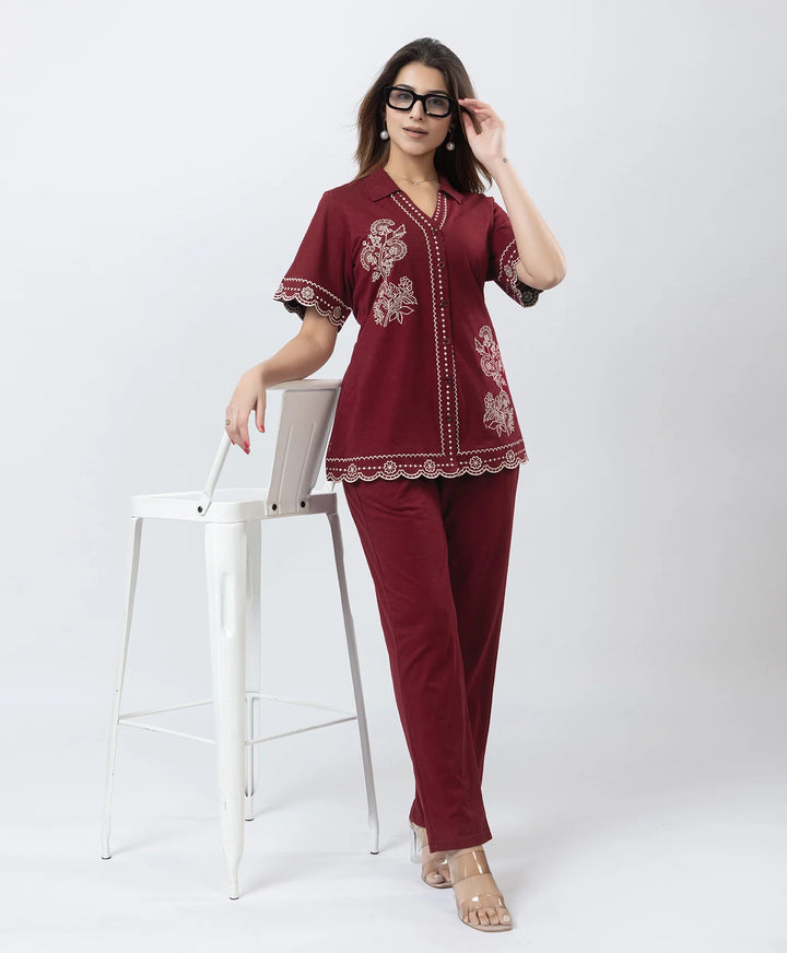 Contemporary Embroidered Co-Ord Set