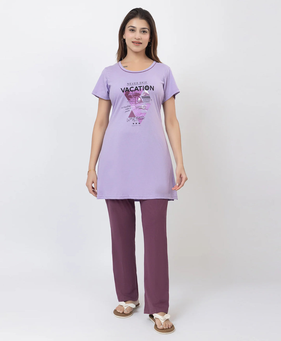 Printed Lounge Wear Set