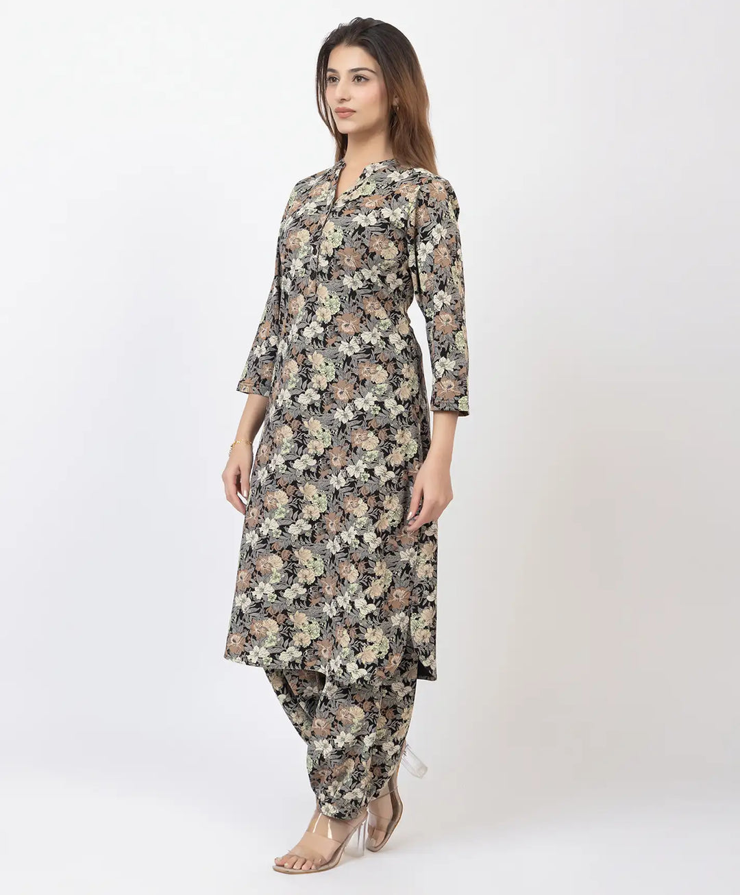 Elegant Printed Afgani Suit