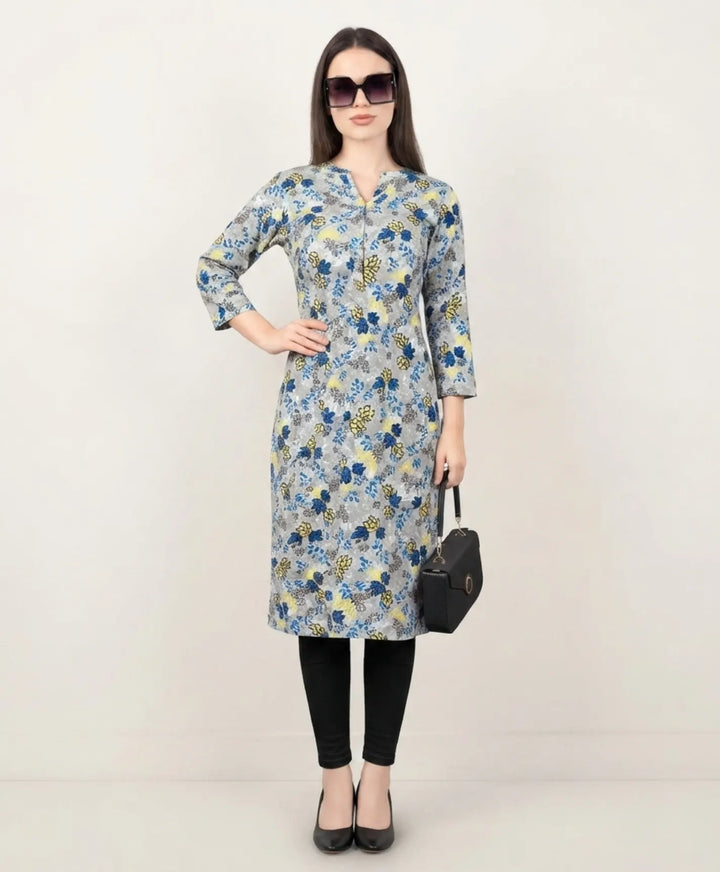 Refined Everyday Elegance Printed Kurti
