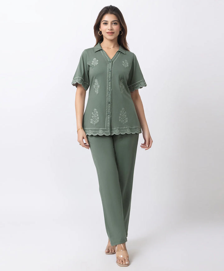 Premium Embroidered Co-Ord Set