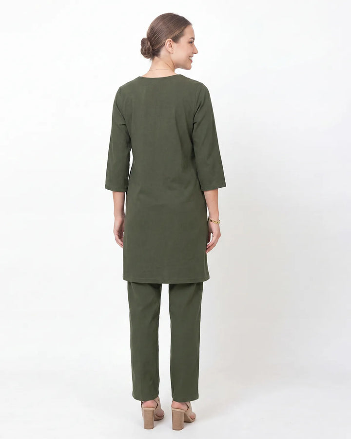 Heritage Bloom Kurta Set