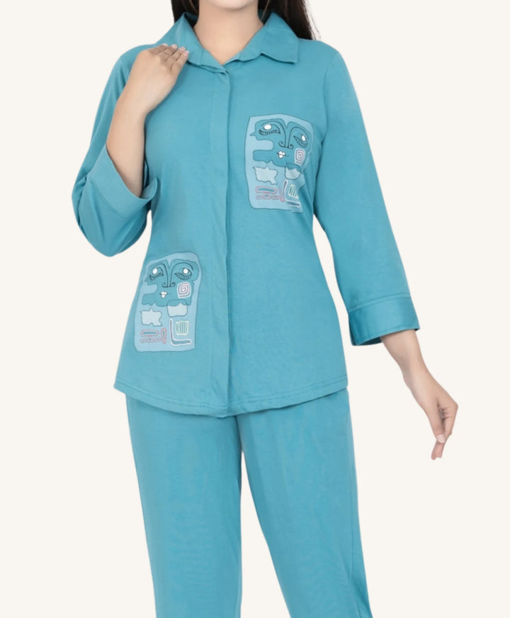 Artistic Patchwork Co-Ord Set