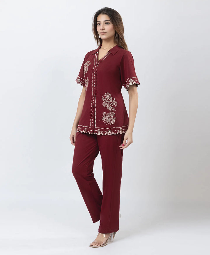 Contemporary Embroidered Co-Ord Set