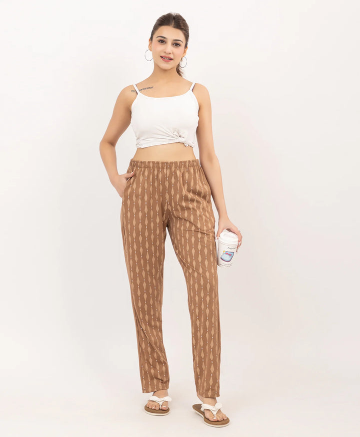 Straight-Fit Summer Printed Lower