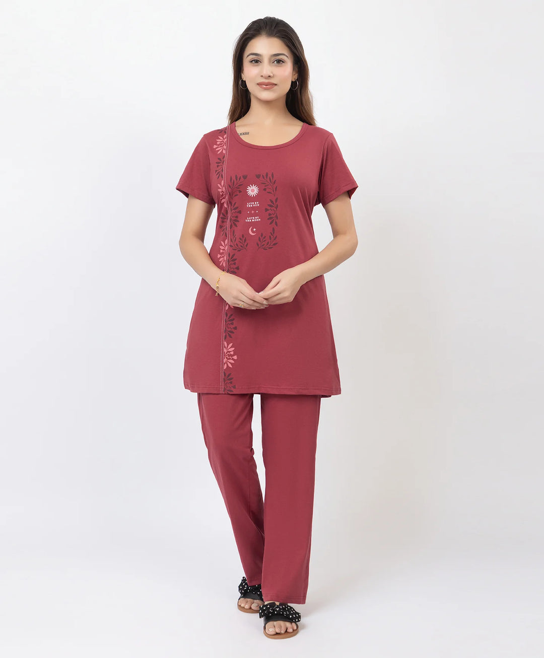 Printed Lounge Wear Set