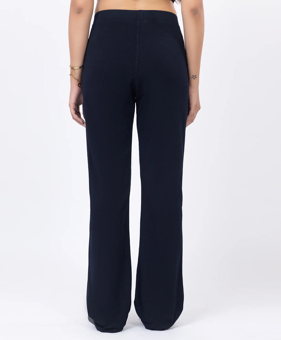 Basic Straight Style Denim Lower