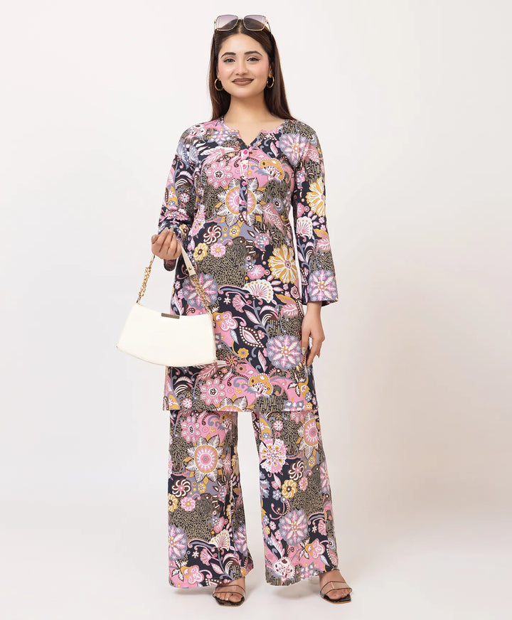 Printed Kurta Palazzo Set