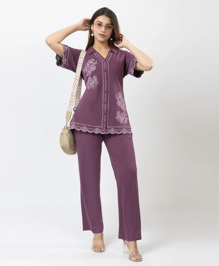 Contemporary Embroidered Co-Ord Set