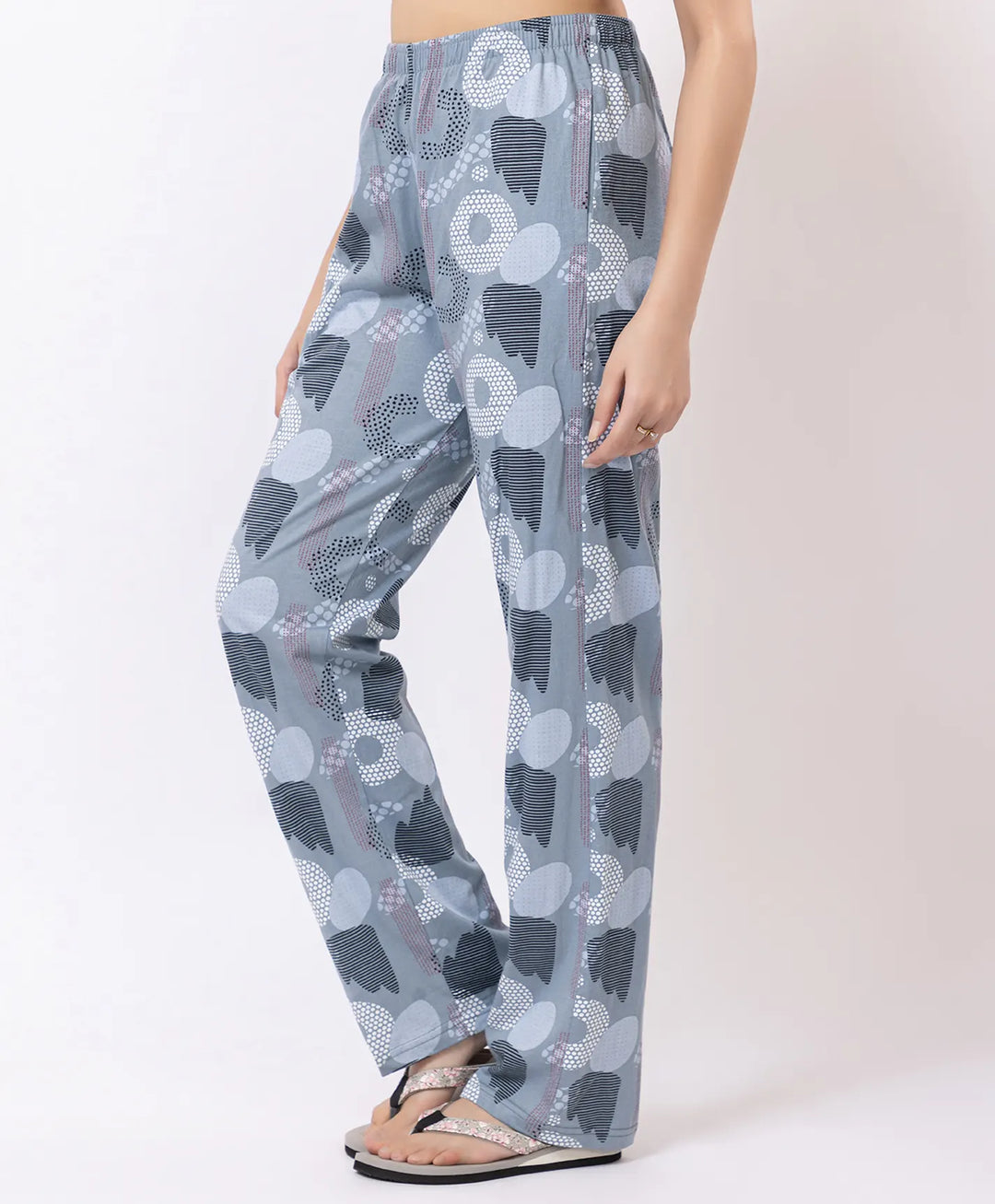 Stylish Rotary Print Comfort Lower