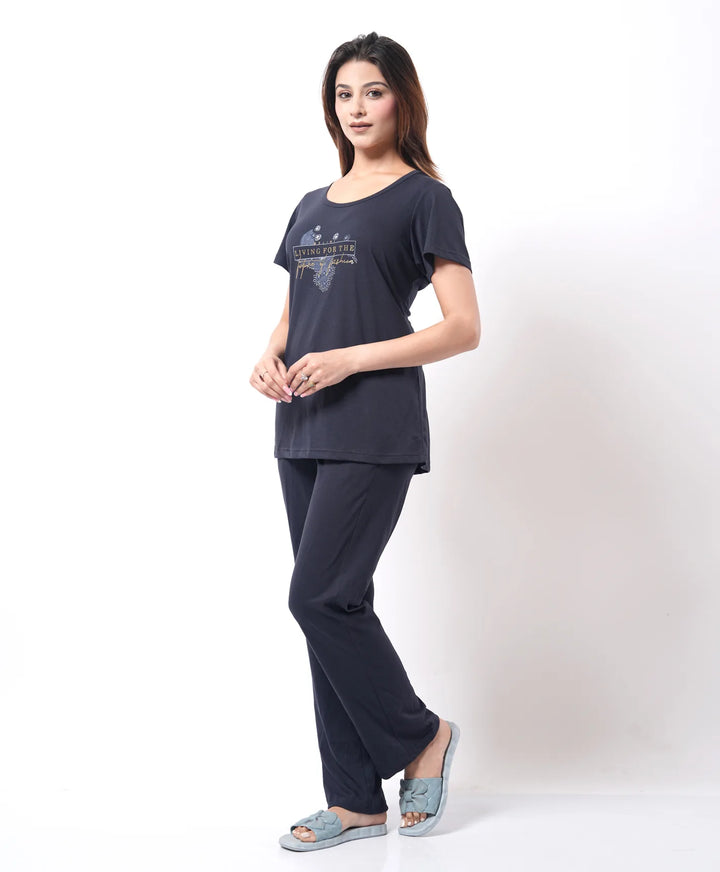 Basic Mid Length Night Suit