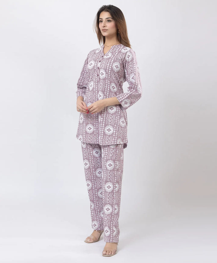 Classic Printed Kurta with Pants