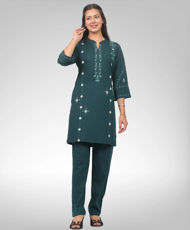 Stylish Printed Kurta Lower Set