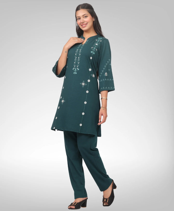 Stylish Printed Kurta Lower Set