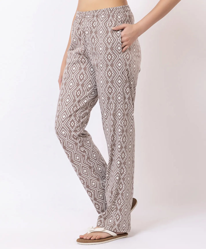 Stylish Rotary Print Comfort Lower
