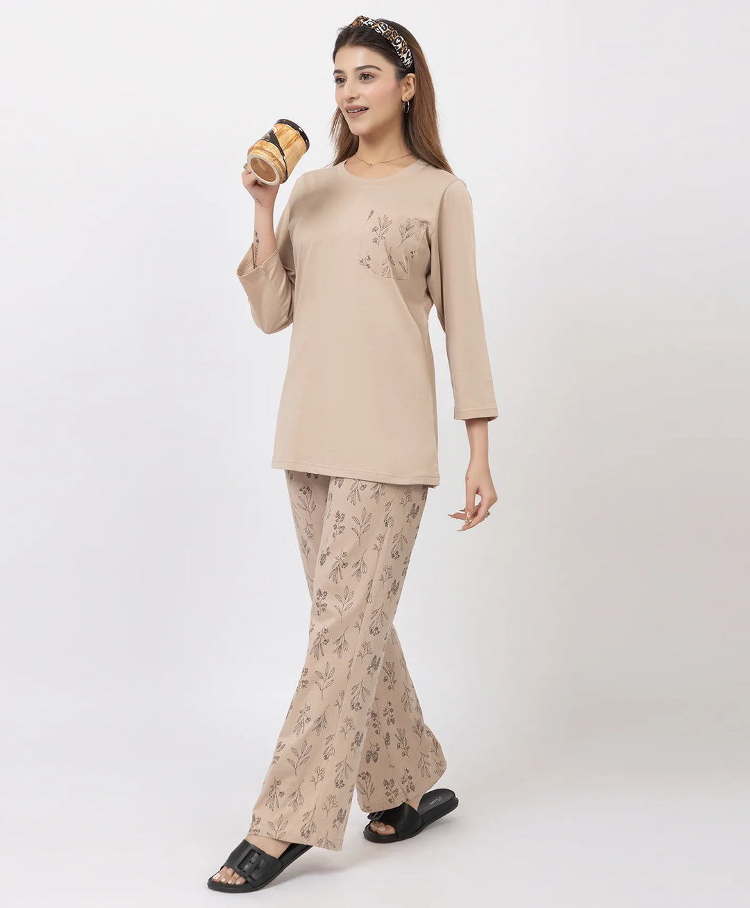 Blossom Charm Premium Night Suit