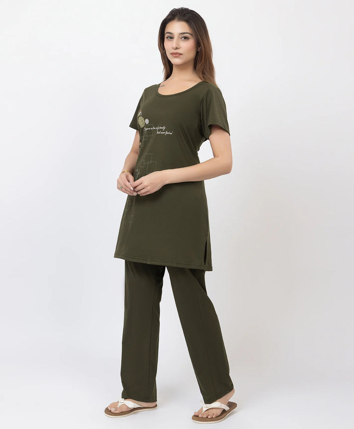 Printed Lounge Wear Set