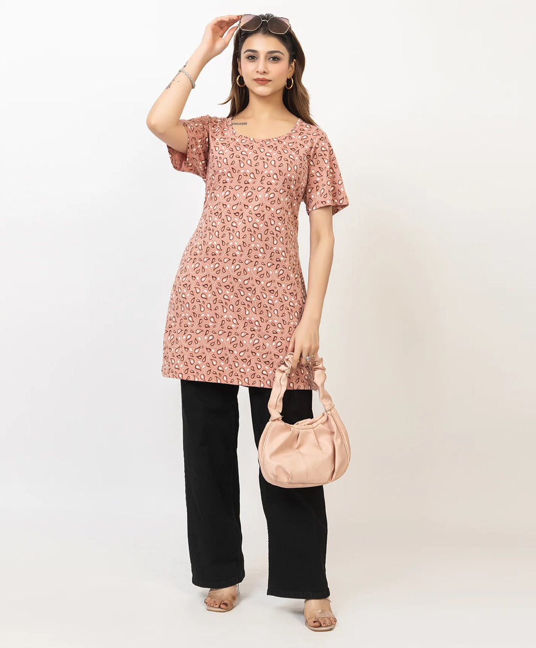 Charming Floral Everyday Long Top