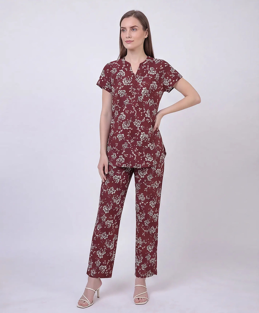 Graceful Floral Kurta Set
