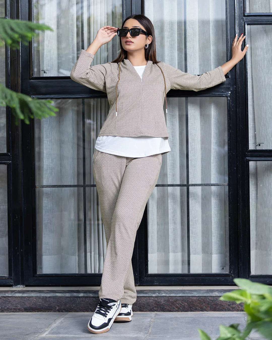 Plush Hoodie Track Suit