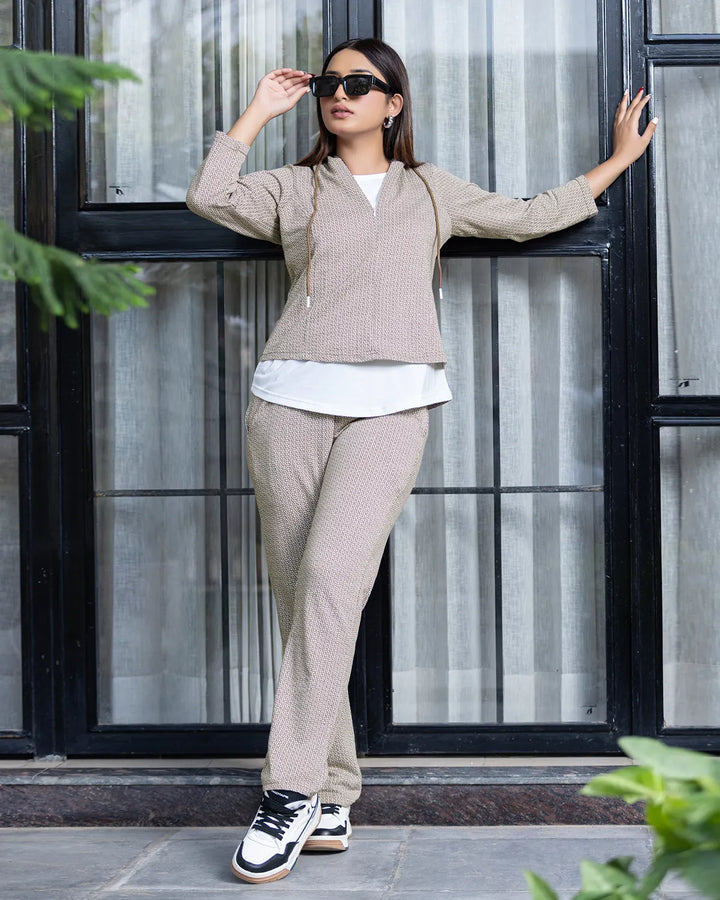 Plush Hoodie Track Suit