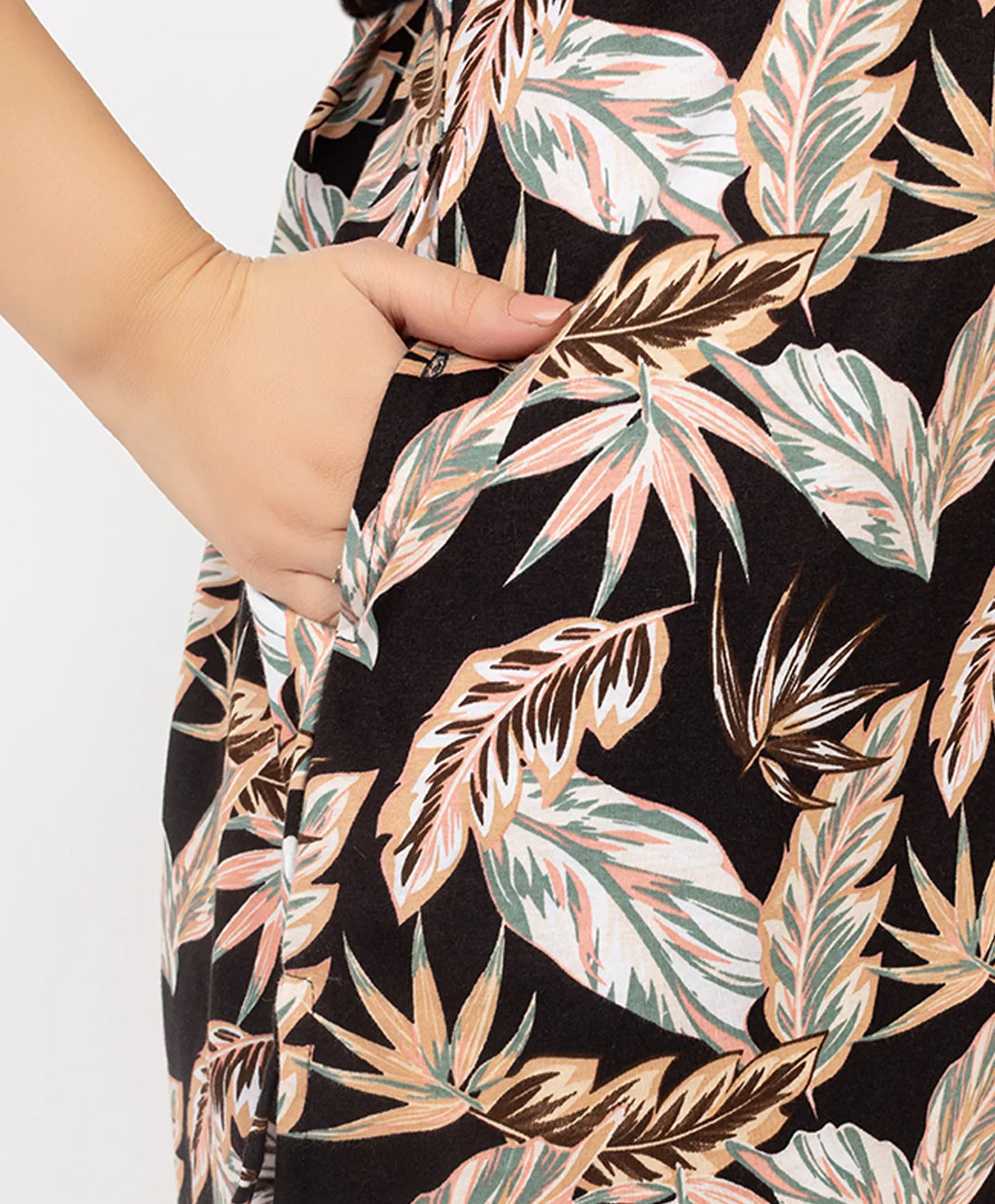 Floral Print Short Sleeve Tunic Kurti