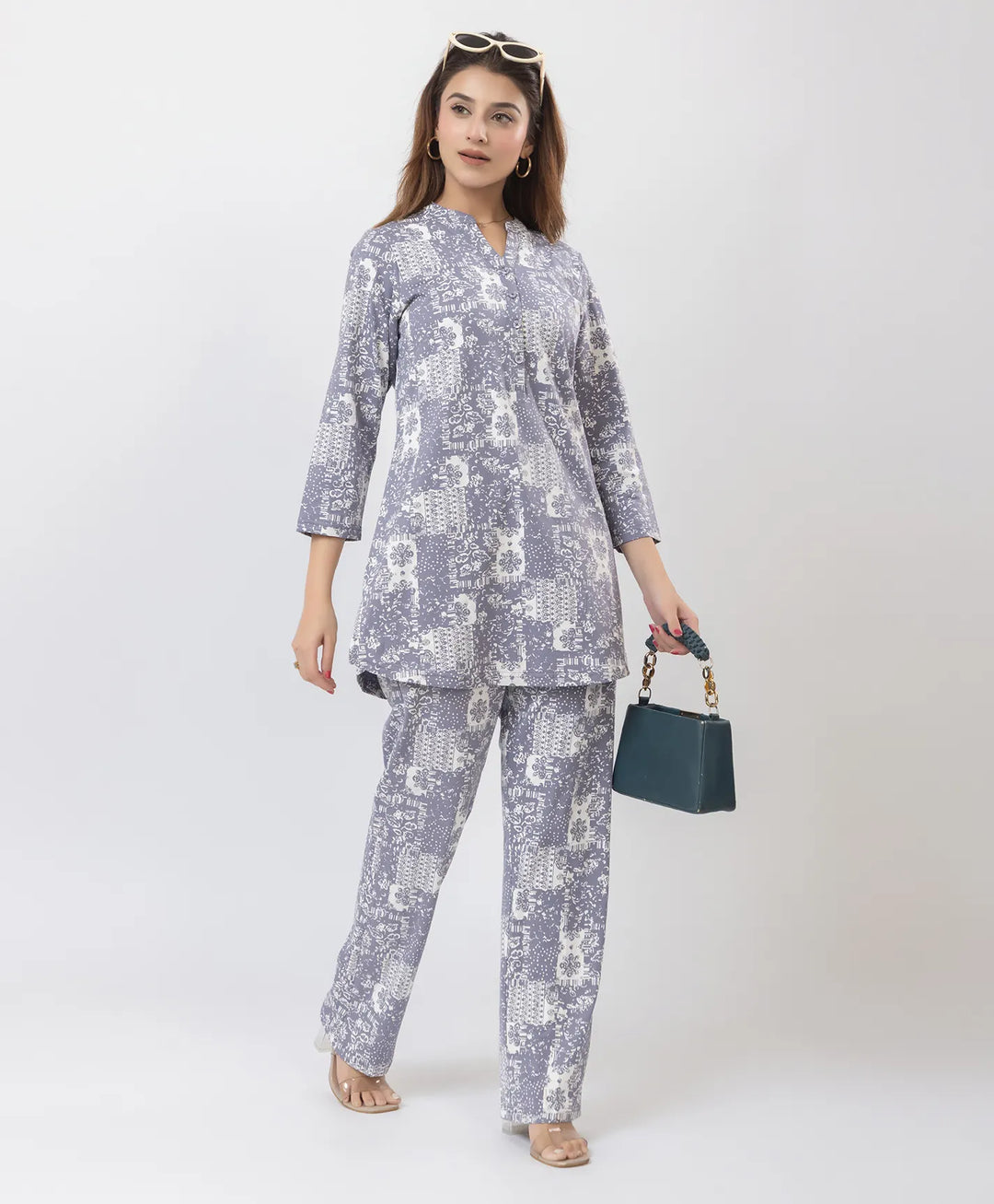 Classic Printed Kurta with Pants