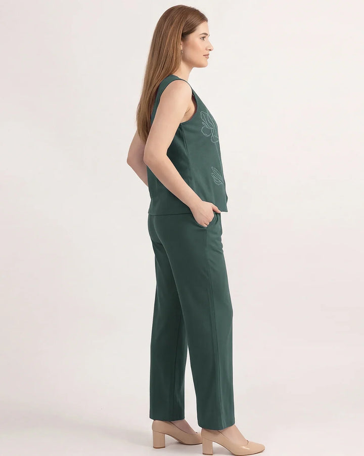 Botanical Vest Co-ord Set