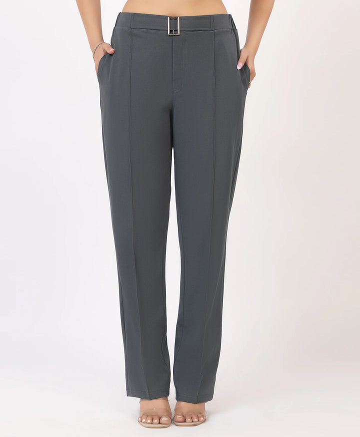 Classic Stretch Fit Lycra Trousers