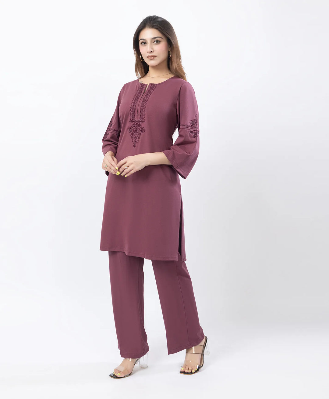 Premium Intricate Embroidered Kurta Set