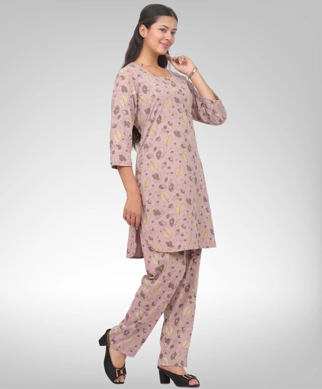 Gracefully Printed Kurta Set