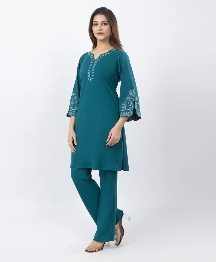Classic Ethnic Kurta Set with Designer Sleeve Detail