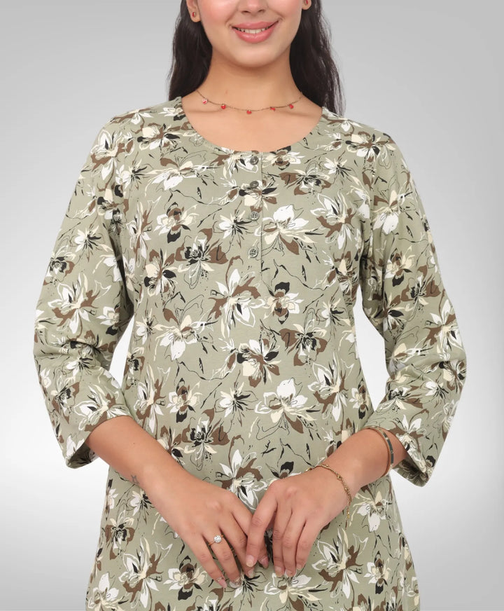 Gracefully Printed Kurta Set