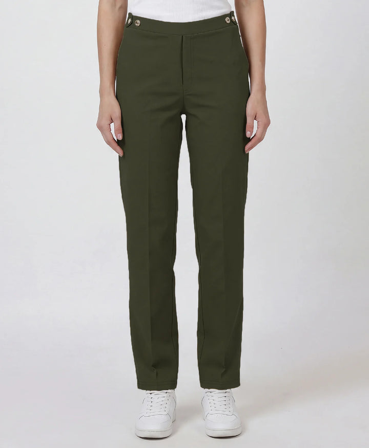 Premium Straight Fit Lycra Trouser