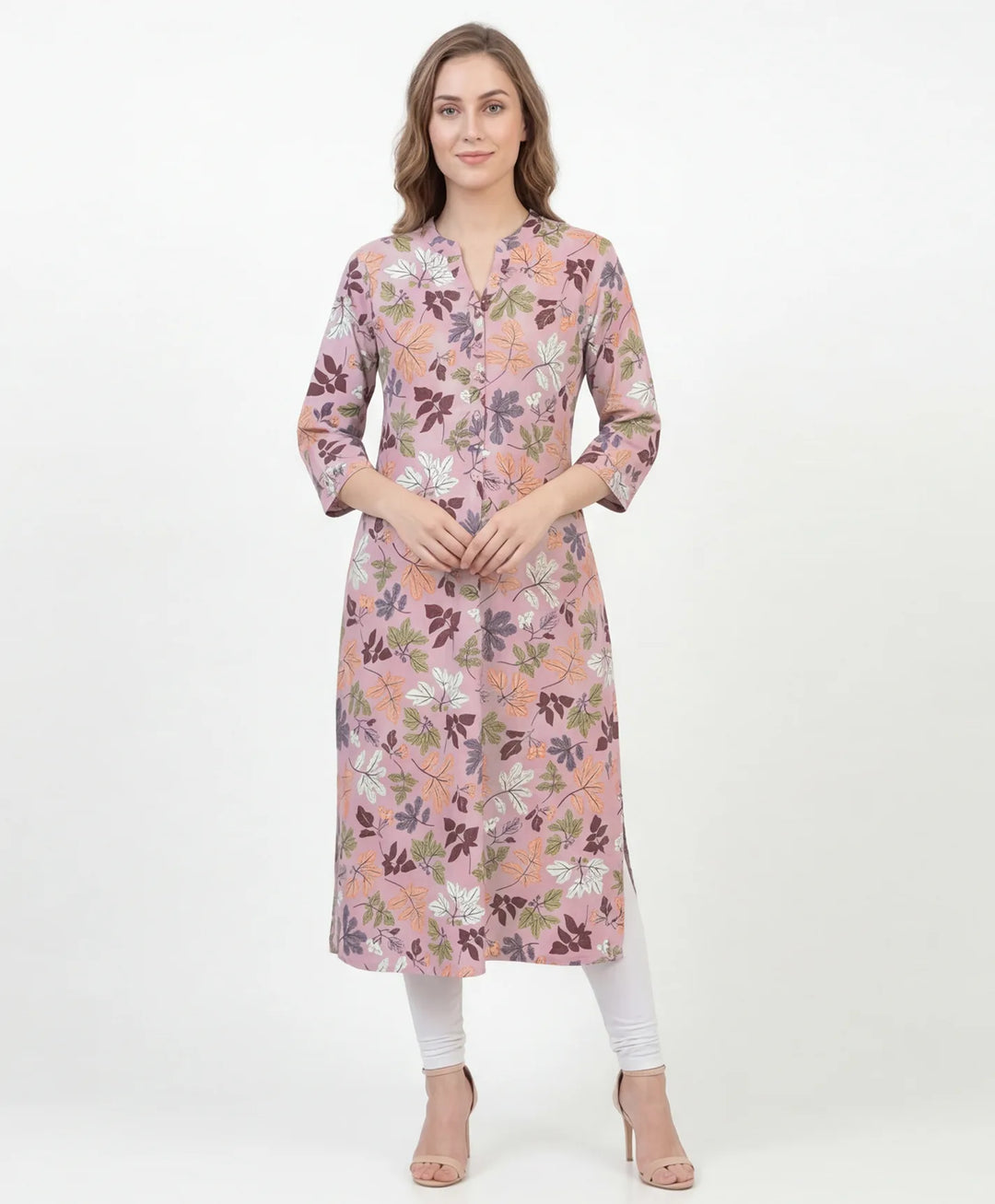 Artistic Print Straight Kurta