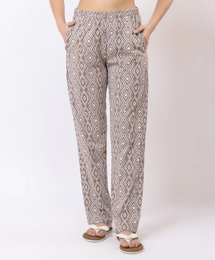 Stylish Rotary Print Comfort Lower