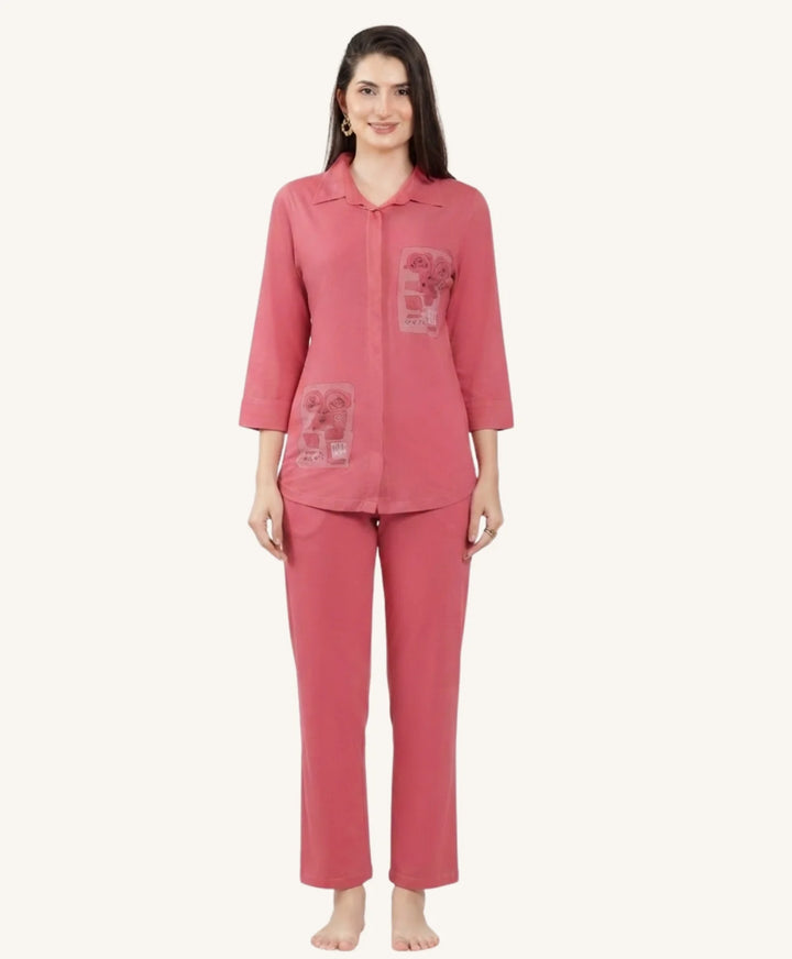 Artistic Patchwork Co-Ord Set