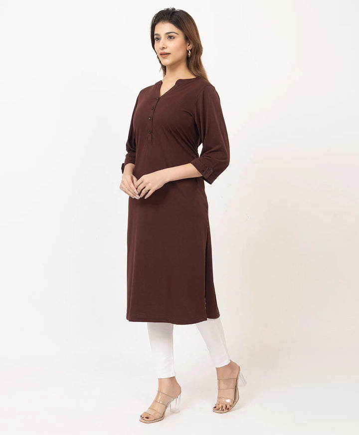 Premium Plain Long Kurti