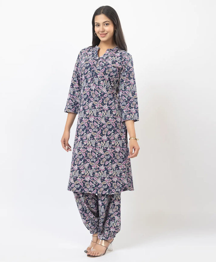 Graceful Ethnic Printed Afghan Suit Set
