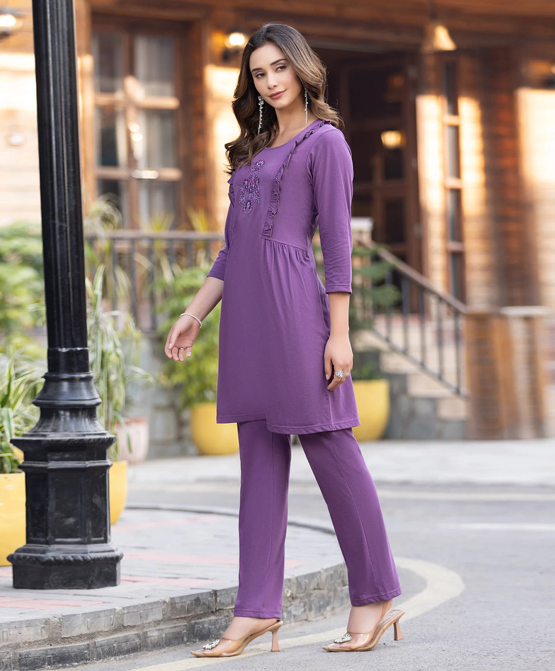 Comfort Fit Maternity Feeding Night Suit