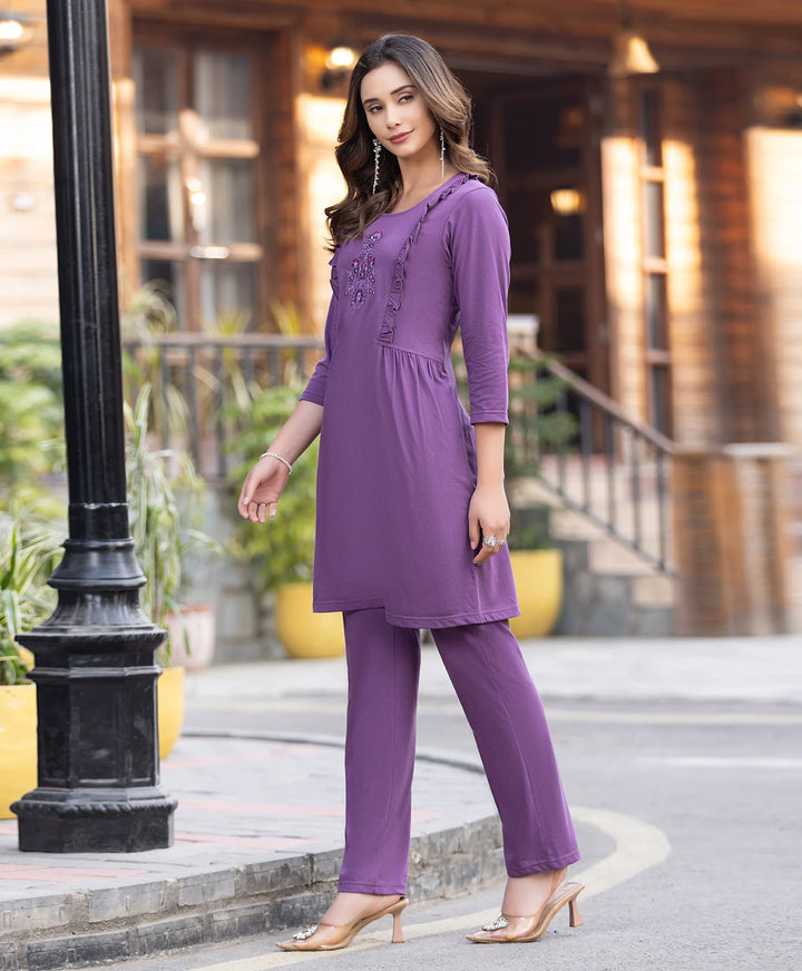 Comfort Fit Maternity Feeding Night Suit