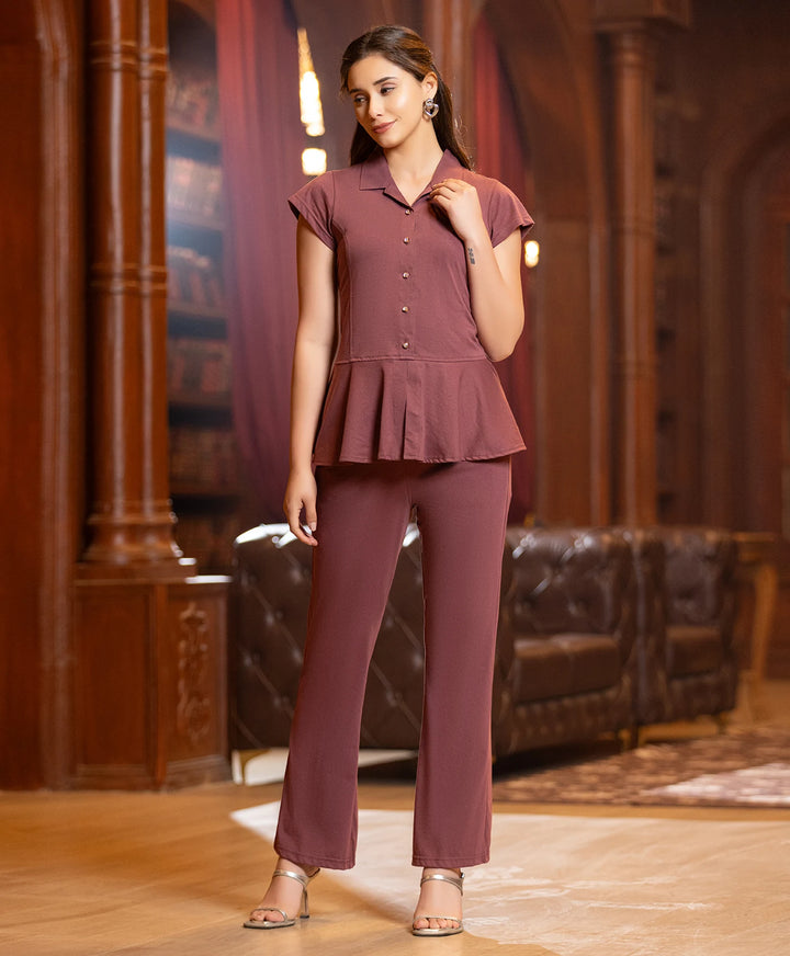 Smart Flared Top Co-ord Set