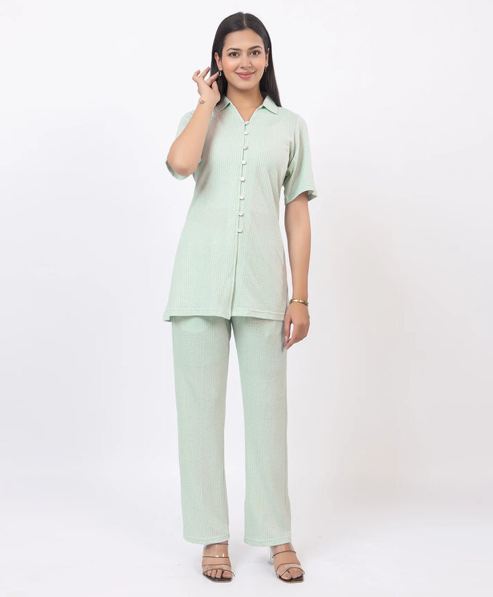 Smart Collared Co-ord Set
