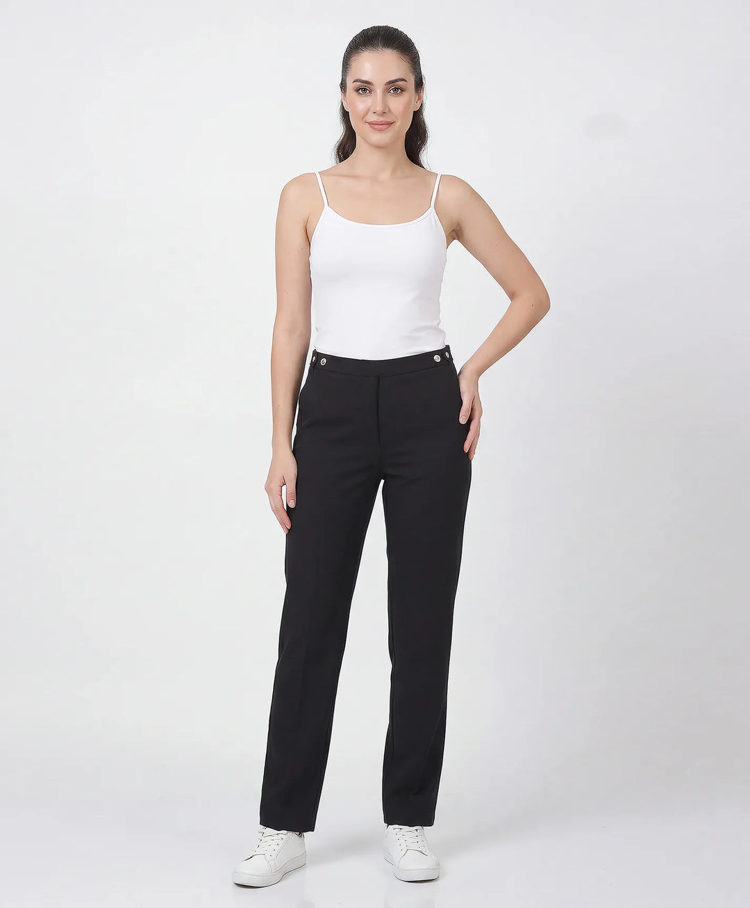 Premium Straight Fit Lycra Trouser