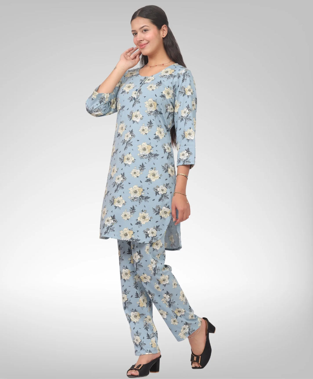 Gracefully Printed Kurta Set