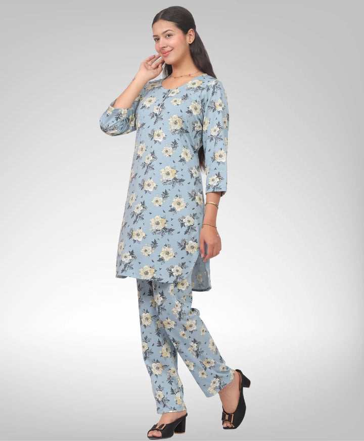 Gracefully Printed Kurta Set
