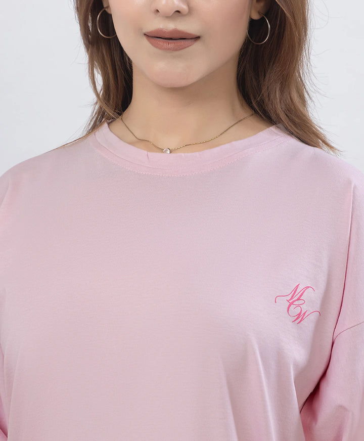 Drop Shoulder Luxury Wear Graphic Top