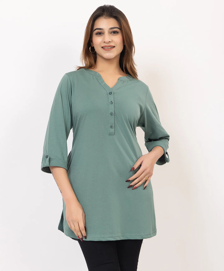 Classic Comfort Solid Kurti