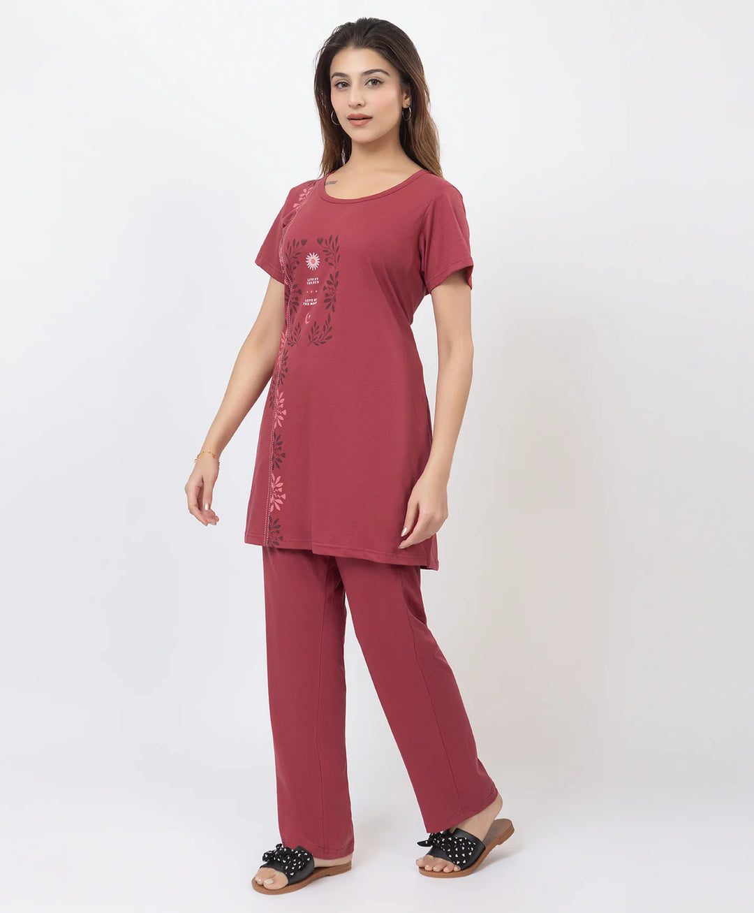 Printed Lounge Wear Set