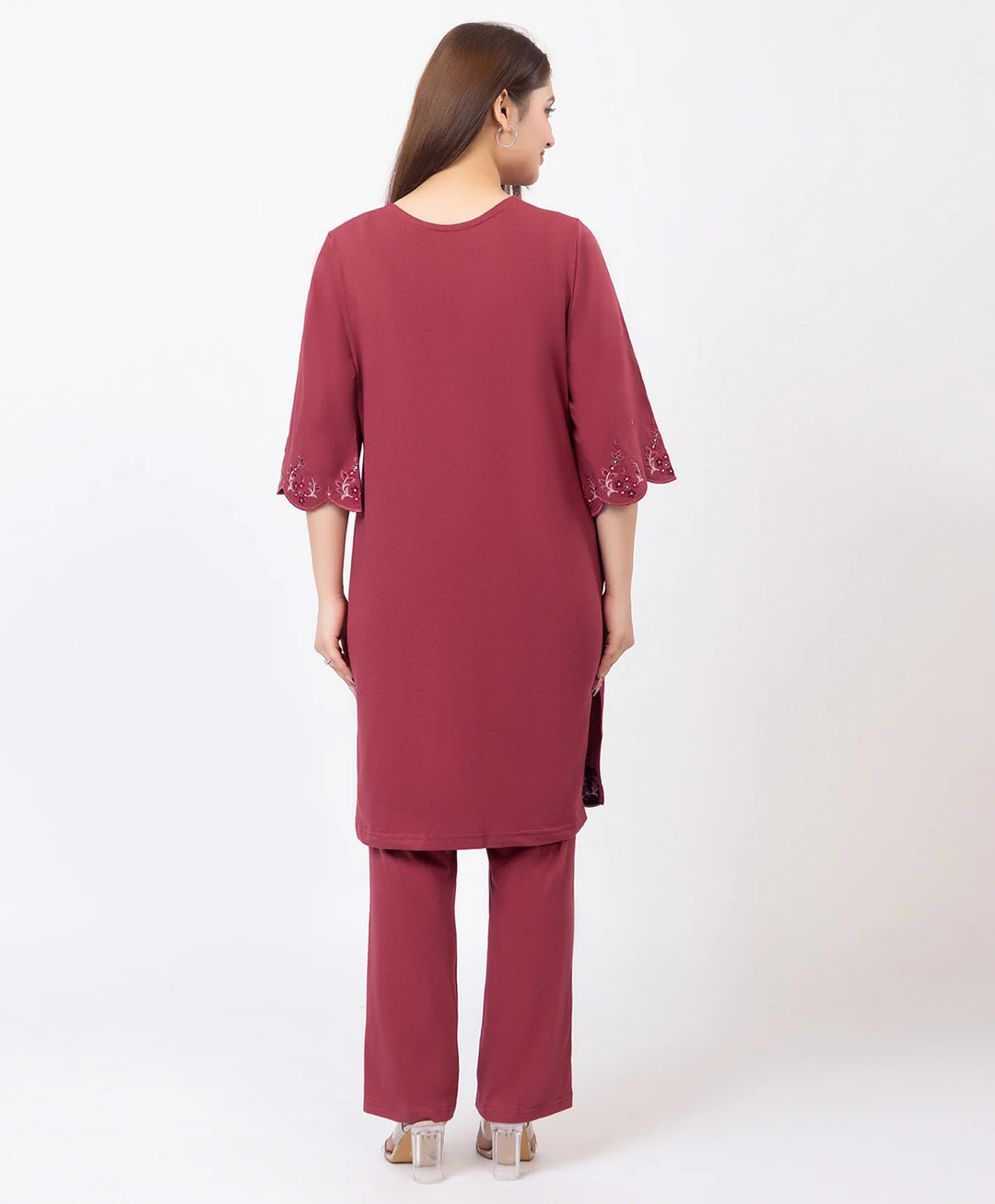 Classic Everyday Kurta Set with Embroidered Finish